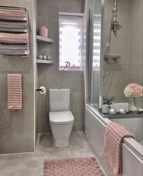 Girl Apartment Decor, Pink Bathroom Decor, Bathroom Decor Themes, Luxury Room Bedroom, Bathroom Decor Luxury, تصميم للمنزل العصري, Dream Apartment Decor, Restroom Decor, Apartment Living Room Design