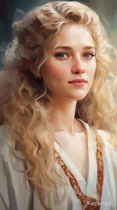 Blonde Princess Character Inspiration, Unknown Dp, Dnd Princess, Blonde Hair Characters, 19th Century Women, Medieval Woman, Pale Blonde, Blonde Curly Hair, Dirty Blonde Hair