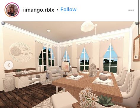 Bloxburg Desk Ideas, Bloxburg Interior, Roblox Hacks, Bloxburg Hacks, Blox Burg, Roblox House, Modern Family House, Rich Rich, Bloxburg Kitchen