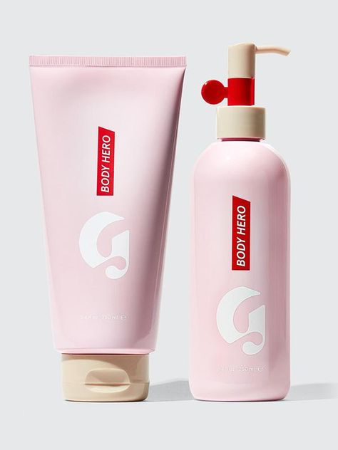 Glossier Body Hero, Body Hero, Stretch Concealer, Milky Jelly Cleanser, Priming Moisturizer, Daily Sunscreen, Oil Body Wash, Glowy Skin, Body Cleanser