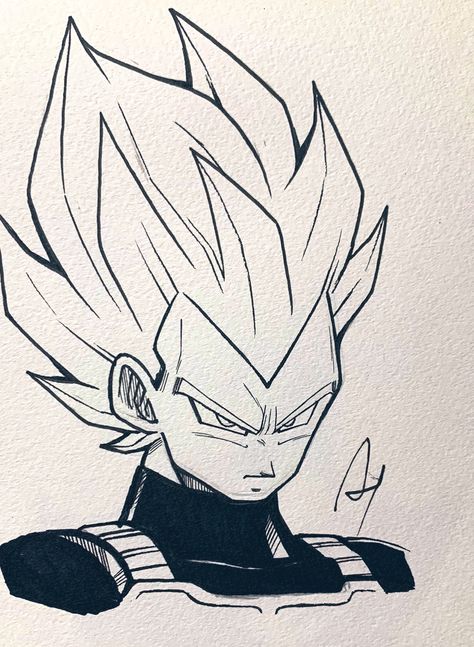 Batman Art Drawing, Easy Dragon Drawings, Dbz Drawings, Anime Face Drawing, Goku Drawing, Naruto Sketch Drawing, Crayon Drawings, Dragon Ball Painting, Best Anime Drawings