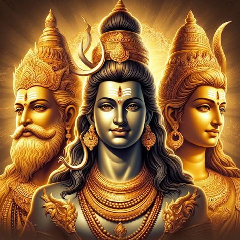 Dewa Trimurti: Memahami Konsep Tiga Dewa Utama Dalam Agama Hindu - Saya Hindu Agama Hindu, Mahadev Tattoo, Goddess Symbols, The Trinity, Lord Shiva, Shiva, Character Art, Festival, Quick Saves