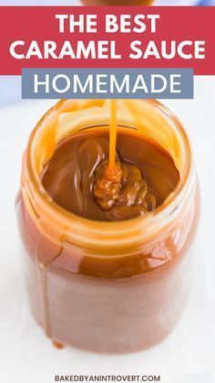 Easy Homemade Caramel Sauce, Homemade Caramel Recipes, Caramel Sauce Recipe, Caramel Recipes Sauce, Homemade Caramel Sauce, Salted Caramel Sauce, Cream Cakes, Caramel Recipes, Dessert Sauces