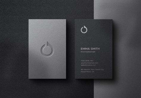 Vertical Business Card Design, Architecture Business Cards, Luxe Logo, Elegant Business Cards Design, Business Card Design Minimalist, Company Business Cards, Business Card Mockup, Vertical Business Cards, Premium Business Cards