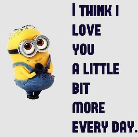 A little more Minions 1, Yellow Guy, Love Is An Action, Small Quotes, School Jokes, Minion Quotes, Minions Quotes, Animal Crackers, Special Quotes