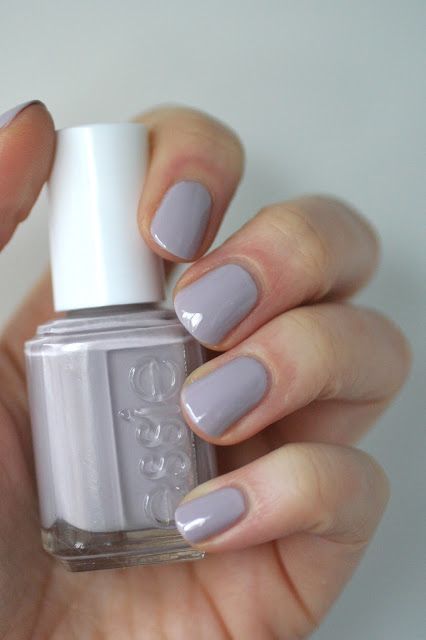 Essie Grey-Purples Comparison : Lilacism, Love & Acceptance, Bangle Jangle, Warm & Toasty Turtleneck, Merino Cool & Smokin' Hot | Essie Envy Purple Nail Polish, Purple Nail, Nails Polish, Essie Nail Polish, Colorful Nail Designs, Essie Nail, Purple Nails, Gel Manicure, Nail Polish Colors