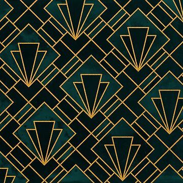 Gold Art Deco Pattern, Art Deco Floor, Art Deco Graphics, Art Deco Motif, Backgrounds Patterns, Art Deco Artwork, Mosaic Wallpaper, Art Deco Fabric, Green Art Deco