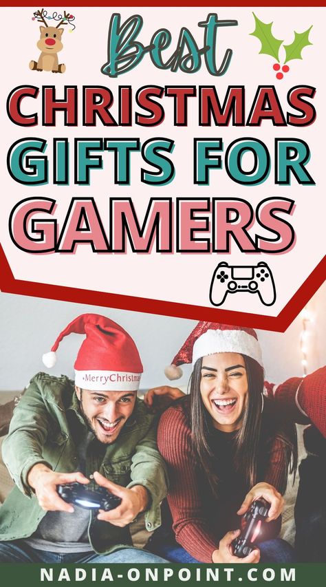 Christmas Gift Ideas! Are you looking for the perfect Christmas Gifts for Gamers? Here you will find the perfect Christmas gift ideas for gamers | Christmas gifts for gamers boyfriend | christmas gift ideas for pc gamers | best christmas gifts for gamers | Gamers Christmas Gifts. #gamers #christmas #giftideas Gifts For Gamer Husband, Diy Gifts For Gamers, Gift Ideas For Gamers, Boyfriend Christmas Gift Ideas, Gifts For Gamer Boyfriend, Christmas Gifts Diy Homemade, Boyfriend Christmas Gift, Gamer Boyfriend, Gifts For Gamers