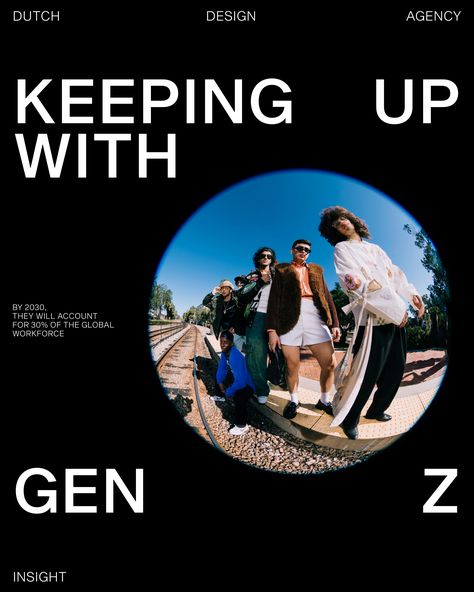 Gen Z has officially come of age: they’re now fully fledged professionals who’ve entered the workforce with a vengeance.   And what’s more: they represent 26% of the world’s population and, by 2030, will account for 30% of the global workforce. As their subsequent spending power and market influence revolutionises consumer culture in dynamic new ways, brands are having to reshape their approach to marketing.   #GenZ #DutchDesignAgency #Marketing #GenZMarketing #Design #BrandingAgency Gen Z Collage, Generation Z Fashion, Gen Z Design Trends, National Geographic Design, Gen Z Branding, Gen Z Graphic Design, Gen Z Social Media, Gen Z Marketing, Gen Z Design