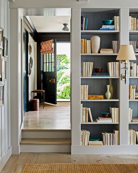 Podcast, Ep. 183: architect Andrew Cogar | How to Decorate Historical Concepts, Bookcase Styling, Book Giveaway, Keeping Room, Built In Bookcase, Shelf Styling, Traditional Architecture, Town Country, Historic Home