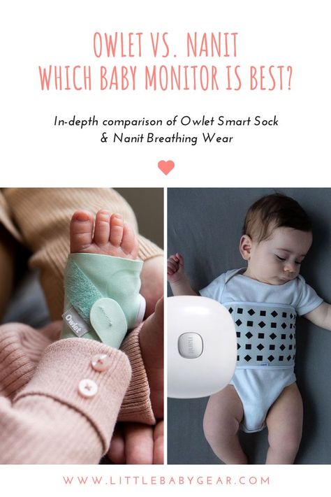 Nanit or Owlet - which of these two smart baby monitors is better? I compared Nanit Pro Camera & Breathing Wear with Owlet Camera & Owlet Smart Sock 3. It's time for the final decision: Is Nanit or Owlet better? In my article: Nanit vs. Owlet you'll find answers to questions like: Does Owlet really work? Is Owlet accurate? Does Owlet cause burns on baby's foot? Is Nanit worth the money? Can you use Nanit without subscription? Which baby monitor will serve you longer? Read more: Owlet vs Nanit. Nanit Baby Monitor, Baby Essential Checklist, Baby Essentials Newborn, Smart Baby, Baby Necessities, Baby Prep, Baby Must Haves, Newborn Essentials, Pro Camera