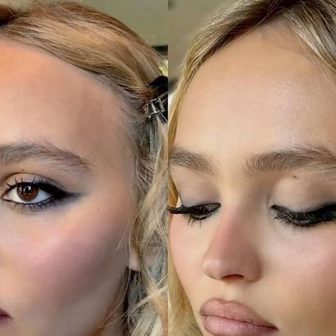 Lily Rose Drop Makeup, Lily Rose Makeup, Jocelyn Makeup, Celeb Makeup, Fair Skin Makeup, Mac Desktop, Rose Depp, Power Of Makeup, Makeup Idea