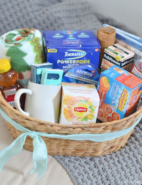 Get Well Care Package Ideas For Men, Sick Basket Ideas, Get Well Food Basket, Get Well Box Care Packages, Sick Gift Basket For Him, Sick Basket For Friend, Sick Gift Basket, Get Well Basket For Men, Sick Basket For Boyfriend