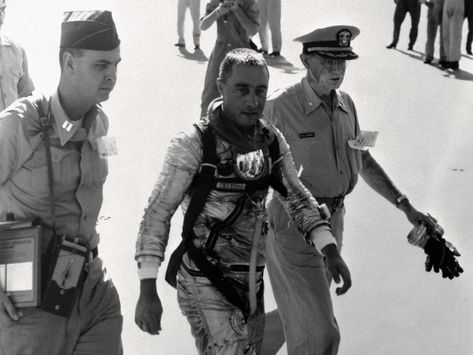 New Evidence Shows That Gus Grissom Did Not Accidentally Sink His Own Spacecraft 60 Years Ago | Daily Planet | Air & Space Magazine Space Magazine, Gus Grissom, Apollo Spacecraft, Daily Planet, Nasa Photos, Space Craft, How To Lean Out, 60 Years Ago, Space Photos