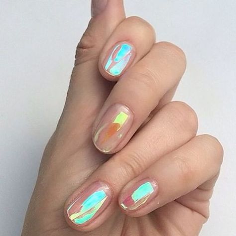 Nagellack Trends, Unicorn Costume, Smink Inspiration, Holographic Nail Polish, Neon Nails, Holographic Nails, Orange Nails, Manicure E Pedicure, Nail Trends