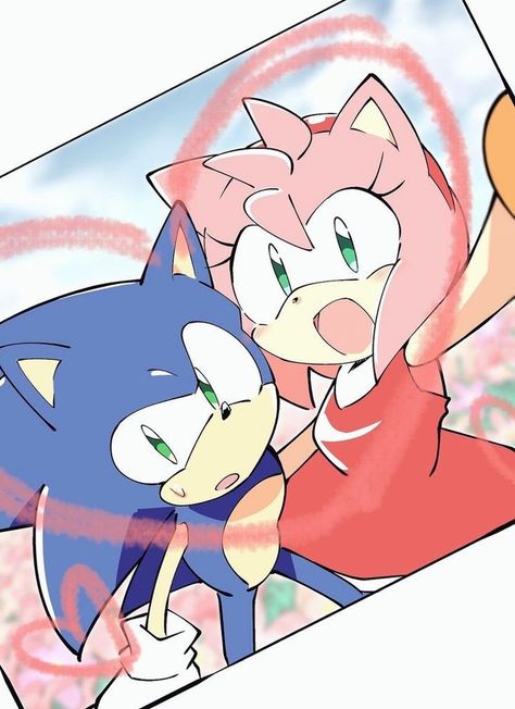 Amy X Sonic, Amy Rose And Sonic, Amy And Sonic, Sonamy Fanart, Sonic X Amy, Sonic Amy, Sonamy Comic, Dik Dik, Conan Grey