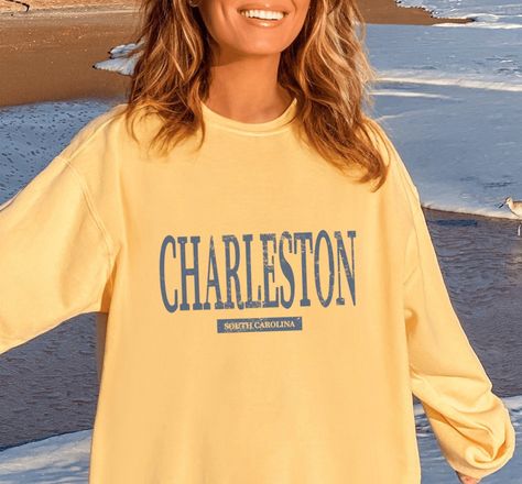 Southern Marsh Sweatshirt, South Carolina Sweatshirt, South Carolina Vintage Poster, South Carolina Shirt, South Carolina Stickers, Beach Sweatshirt, Charleston South Carolina, Slogan Tee, Lifestyle Clothing