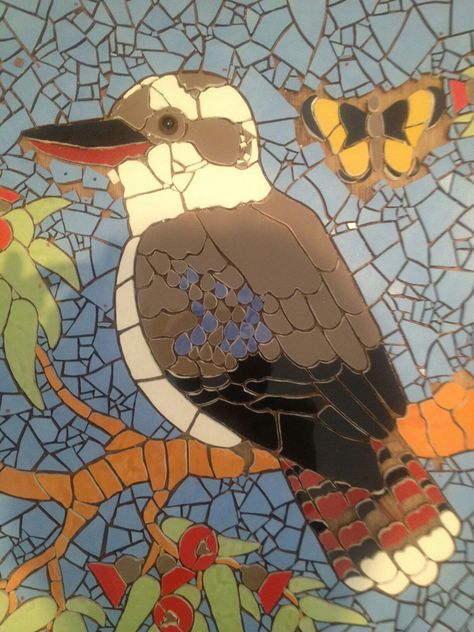 Legacy Projects, Simple Person, Mosaic Birds, Mosaic Art Projects, Concrete Art, Mosaic Wall Art, Mosaic Projects, Mosaic Wall, Recycled Glass