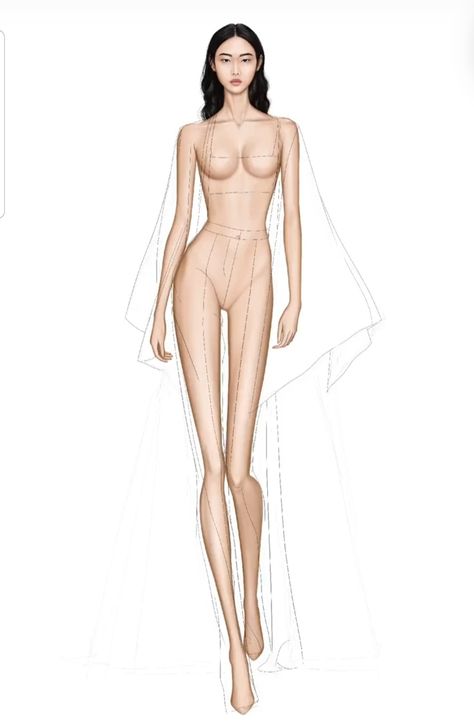 Mannequin Template For Fashion Design, Clothes Templates Fashion, Body Figure Illustration, Mannequin Illustration Fashion, Walking Fashion Croquis, Mannequin Figure Drawing, Fashion Walk Stage, Mannequin Template Fashion Design, Fashion Illustration Mannequin