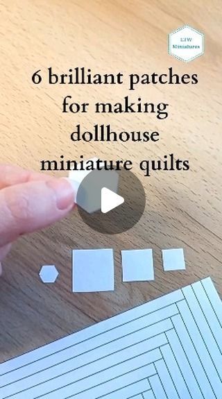 Dollhouse Quilt, Miniature Quilts, Anne Marie, Handmade Miniatures, Mini Quilt, How To Make Your, Patchwork Quilts, Digital Pattern, Have Fun