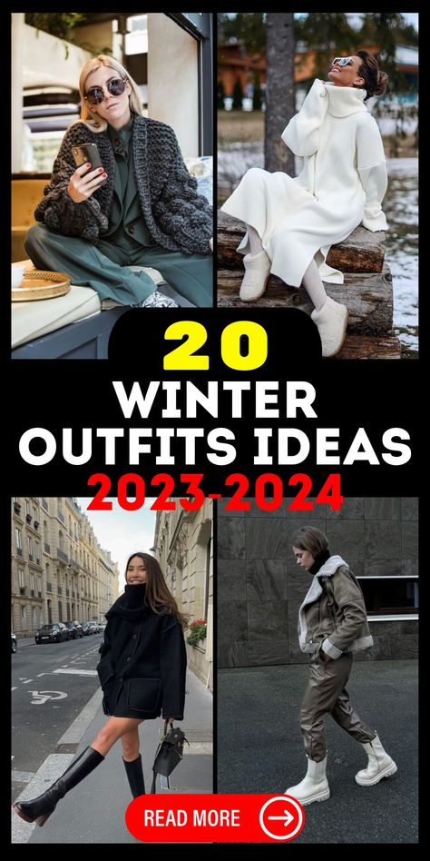 Winter Outfits 2023-2024 20 Ideas: Embrace Style and Warmth Smart Casual Women, Cozy Winter Outfits, Winter Capsule Wardrobe, Sweater Trends, Fashion Trends Winter, Outfits 2023, Winter Trends, Casual Winter Outfits, Style Mistakes