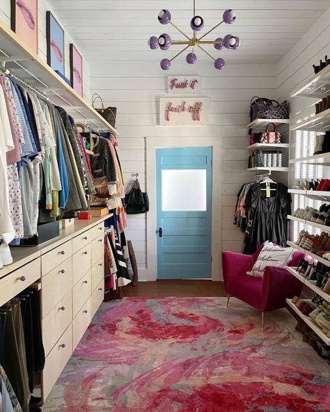 Large Walk In Closet, Dressing Room Closet, Big Closets, Sazerac, Closet Remodel, Closet Room, Glam Room, Funky Design, Texas Homes