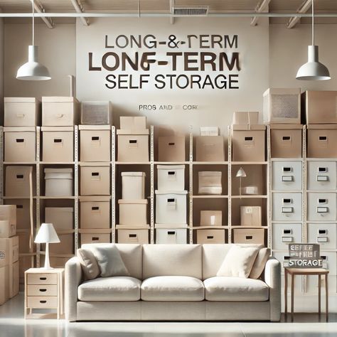 Pros and Cons of Long-Term Self-Storage Space Optimization, Self Storage, Storage Room, Pros And Cons, Benefits