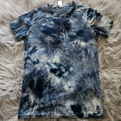 Dark Blue Tie Dye T Shirt Dark Blue Tie Dye, Dark Blue Tie, Blue Tie, Tie Dye T Shirts, Blue Ties, Blue Tie Dye, Dye T Shirt, Shirt Shop, Tee Shirt