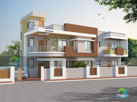 Modern Elevation Design, Modern Elevation, Exterior House Design, 3d Elevation, Modern Exterior House, Small House Front Design, Exterior Home Design, Front Elevation Designs, Exterior Modern