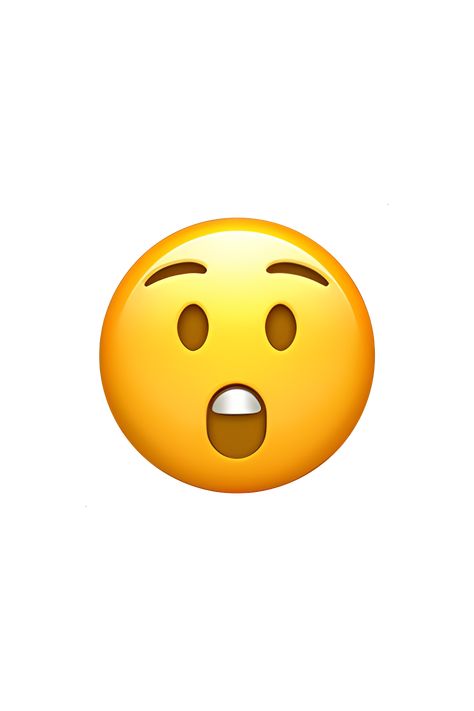 The 😲 Astonished Face emoji depicts a yellow face with wide-open eyes and a gaping mouth, as if in shock or surprise. The eyebrows are raised and the cheeks may be slightly flushed. The overall expression is one of amazement or disbelief. Suprised Face Reaction Emoji, Astonished Face, Flushed Emoji, Emoji Ip, Surprised Emoji, Shocked Emoji, Faces Emoji, Emojis Iphone, Emoji Copy