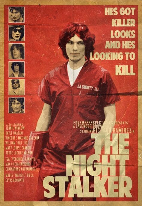 The Night Stalker, Night Stalker, Dark Triad, Killer Quote, Dark Jokes, Horror Tattoo, Cinema Posters, Los Angeles Area, Horror Stories