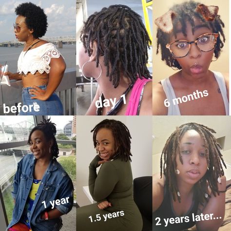 Locs, loc journey, locaversary Locs Growth Journey, Loc Stages, Locs Starter, Interlocking Locs, Loc Growth, Dreadlock Style, Hair Twist, Braided Cornrow Hairstyles, Dyed Hair Inspiration