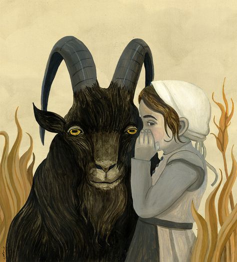 Arte Jazz, Black Phillip, Goat Art, A Goat, Occult Art, Arte Inspo, Witch Art, Wow Art, Art And Illustration