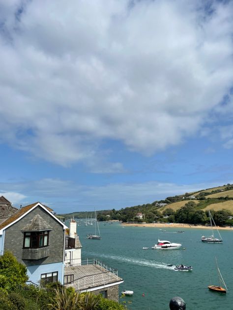 Salcombe Aesthetic, Manchester By The Sea, Girls Trips, Sea House, House Aesthetic, By The Sea, Girls Trip, Cornwall, Devon