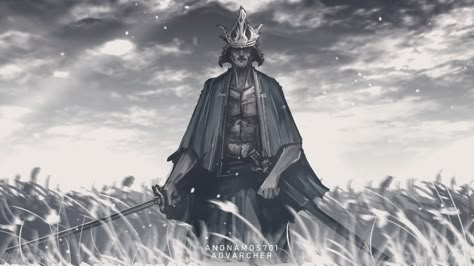 ArtStation - Lord Ashina Isshin Isshin Ashina, Dark Souls Artwork, Bloodborne Art, Dark Souls Art, Samurai Art, Anime Warrior, Soul Art, Art Station, Manga Anime One Piece