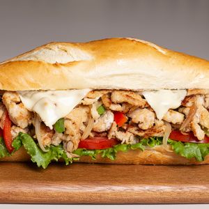 Chicken Cheesesteak - Gary's QuickSteak Philly Chicken Cheesesteak, Chicken Cheesesteak Recipe, Chicken Cheese Steak, Quick Steak, Cheesesteak Sandwiches, Chicken Cheesesteak, Cheesy Sandwich, Steak Casserole, Cheesesteak Sandwich