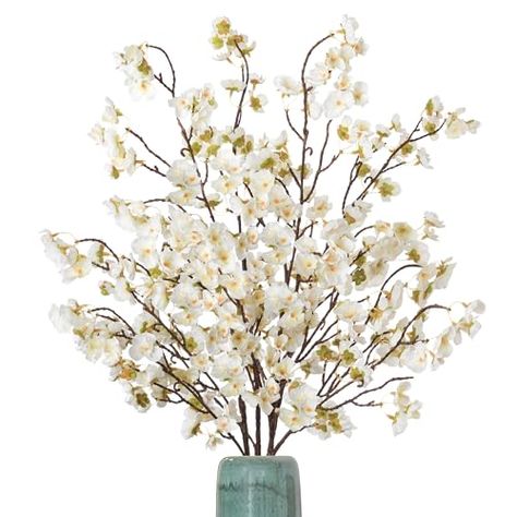 Wedding Table Vases, Cherry Blossom Bouquet, Making Bouquets, Cherry Blossom Decor, White Artificial Flowers, Blossom Bouquet, Cherry Blossom Branches, Wedding Party Centerpieces, White Cherry Blossom