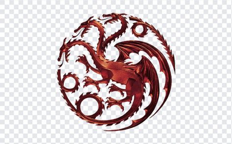 Dragon Png Logo, House Of The Dragon Logo, House Of The Dragon Tattoo, House Of The Dragon Dragons, Game Of Throwns, Medieval Symbols, Dragon Tattoo Stencil, Dragon Png, Logo Dragon