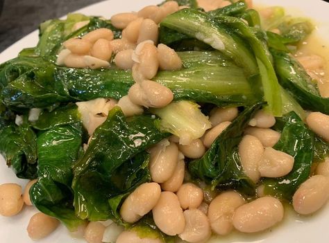 Daniel Mancini Escarole And Beans, Daniel Mancini, Cannellini Beans, Bean Soup, Red Pepper Flakes, Chicken Stock, Red Peppers, Soups And Stews, Pasta Salad