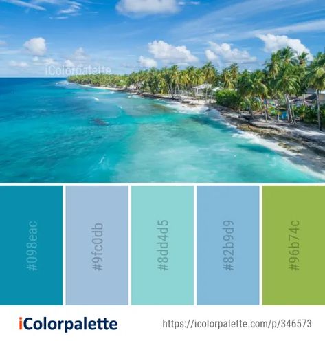 1056 Coast Color Palette ideas in 2020 | iColorpalette Hawaii Colors Palette, Island Colour Palette, Sea Turtle Color Palette, Sea Pallette, Sea Colour Palette, Hawaii Color Palette, Island Color Palette, Sea Color Palette, Garage Detached