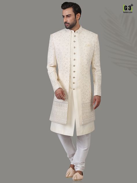 sherwani for men wedding design, sherwani for men wedding sabyasachi, sherwani for men wedding indian groom couture week, sherwani for men wedding design, sherwani for men wedding pakistani 2021, sherwani for men wedding design turbans, sherwani for men wedding indian groom couture week, sherwani for men wedding 2021, shop sherwani Sherwani With Jacket For Men, Sarwani For Men Wedding, Shervani Design For Men Groom, Indo Western Dress For Men Indian Weddings, Groom Wedding Dress Pakistani, Achkan For Men Indian Weddings, Shervani Design For Men, Sherwani Groom Wedding Classy, Jodhpuri Suits For Men Wedding Sabyasachi