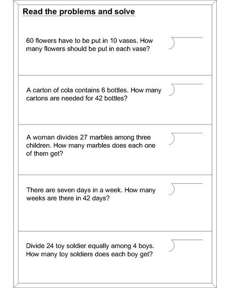 Division word problem worksheets Third Grade Word Problems, Word Problems 3rd Grade, Multiplication And Division Worksheets, 3rd Grade Words, Math Division Worksheets, Adjectives Activities, Mental Maths, Multiplication Word Problems, Division Word Problems