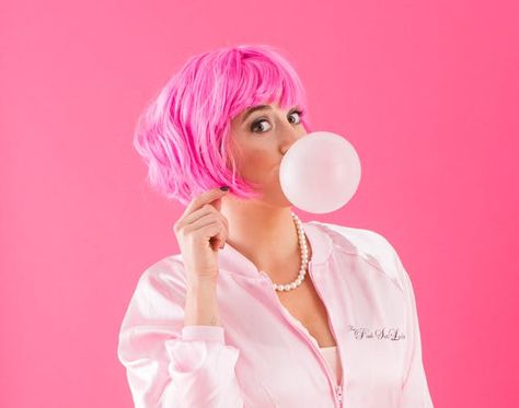 16 Costume Ideas to Rock a Wig This Halloween | Brit   Co Pink Hair Characters Halloween, Lady Gaga Costume, Strawberry Shortcake Costume, Black Face Paint, Cute Minions, Best Halloween Costumes, Blue Wig, Halloween Wigs, Pink Wig