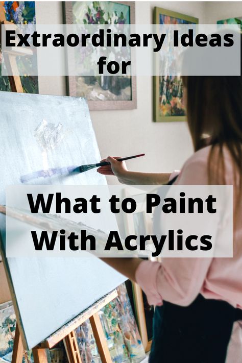 Learn To Paint With Acrylics On Canvas, Painting With Acrylics For Beginners, Small Art Studio, Art Studio Room, Art Studio At Home, Acrylic Paint Set, Studio Room, Acrylic Sign, Art Instructions