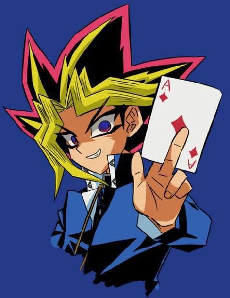 I love that grin on his face!!!! Season 0 Yami Yugi, Yugioh Season 0, Kaiba Yugioh, Clown Horror, Yugioh Yami, Yami Yugi, A Hat In Time, Yu Gi Oh, Cartoon Kids