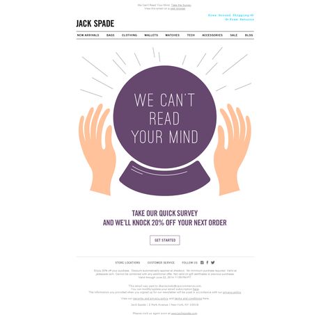 Great copy, great survey email. #email #design #copy Email Invitation Design, Email Newsletter Inspiration, Edm Ideas, Engagement Emails, Teaser Campaign, Survey Design, Sale Ads, Birthday Email, Email Layout