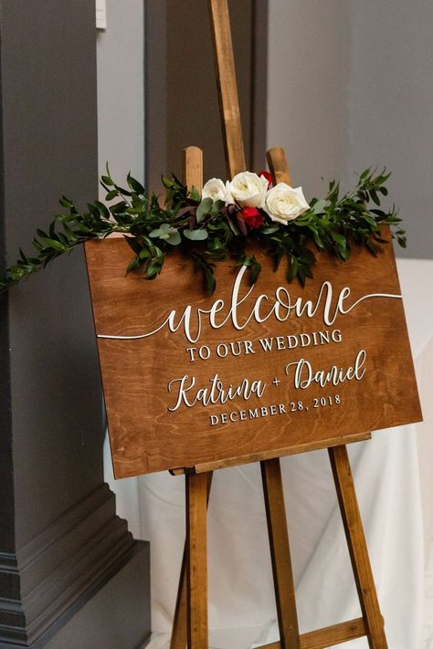 Welcome Sign Wedding Welcome Sign Bridal Shower Welcome | Etsy Wooden Welcome Sign Wedding, Led Lights Wedding, Unique Wedding Signs, Grandparents Ornament, Welcome Sign Wedding, 3d Lettering, Wooden Welcome Signs, Bookmarks Kids, Wedding Welcome Sign