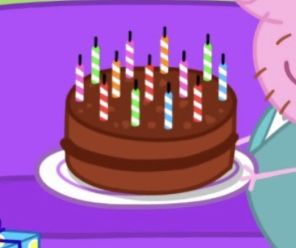 Cartoon Cake Aesthetic, Food 2000s, Food From Cartoons, Peppa Pig Food, Cartoon Food, Disney Food From Movies Aesthetic, Peppa Pig Food Cartoon, Peppa Pig Movie, Peppa Pig Chocolate Cake