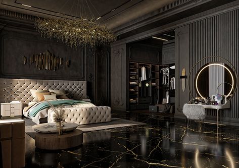 𝐋𝐔𝐗𝐔𝐑𝐘 𝐌𝐀𝐒𝐓𝐄𝐑 𝐁𝐄𝐃𝐑𝐎𝐎𝐌 on Behance Tattoo Modern, Simple Bed Designs, Interior Design Renderings, Wooden Bed Design, Bed Design Modern, Bedroom Master, Luxury Bedroom Master, Luxurious Bedroom, Luxury Bedroom