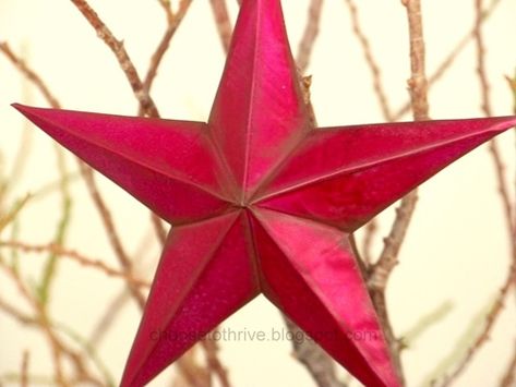 make a tin star from a disposable baking pan from the dollar store! Cheap Christmas Crafts, Cheap Christmas, Primitive Crafts, Easy Christmas Crafts, Primitive Decorating Country, Metal Stars, Can Crafts, Cake Pan, Dollar Store Crafts